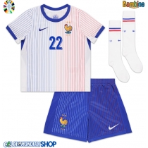 Maglie da calcio Francia Theo Hernandez #22 Seconda Maglia Bambino Europei 2024 Manica Corta (+ Pantaloni corti)